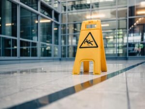 slip and fall sign